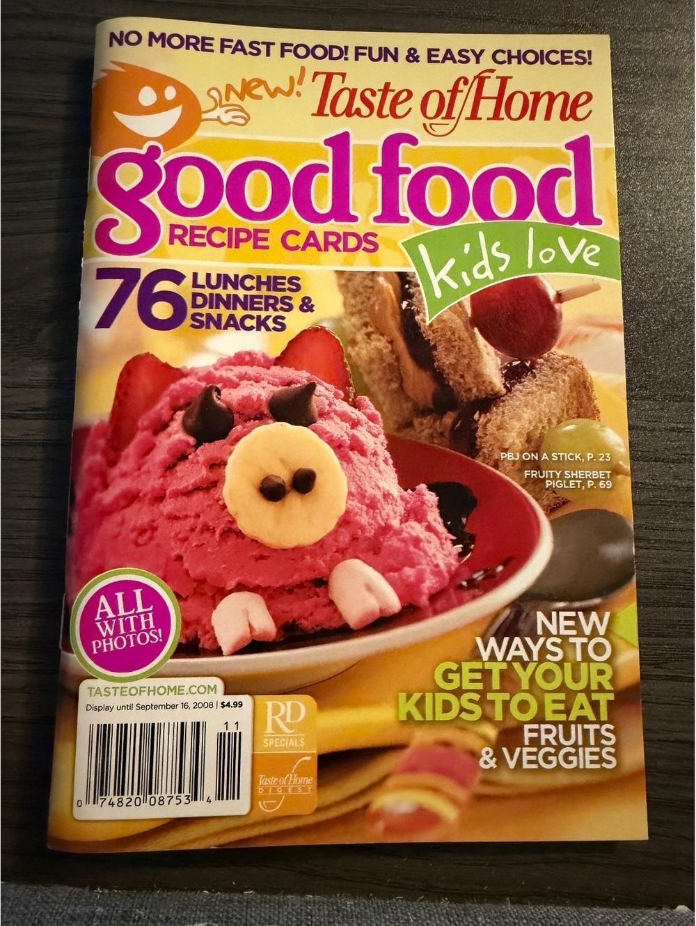 Taste of Home Good Food Recipe Cards - 76 Lunches, Dinners & Snacks